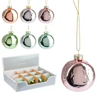 Игрушки для ёлки Christmas 27307 6 см / Разноцветный