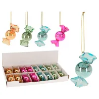 Jucării pentru brad Christmas 27323 6 cm / Multicolor