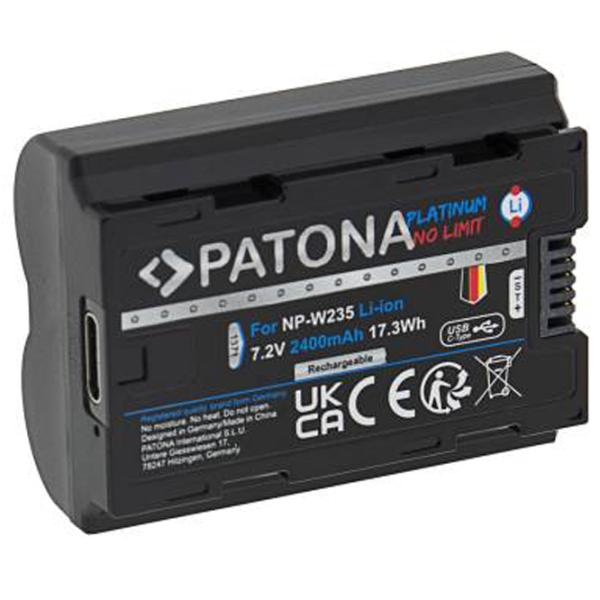 Аккумулятор для фотоаппарата Patona Platinum NP-W235 Li-Ion/ 2400 мАч photo 2