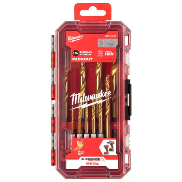 Набор сверл Milwaukee 4932493865 HSS-TIN photo 1