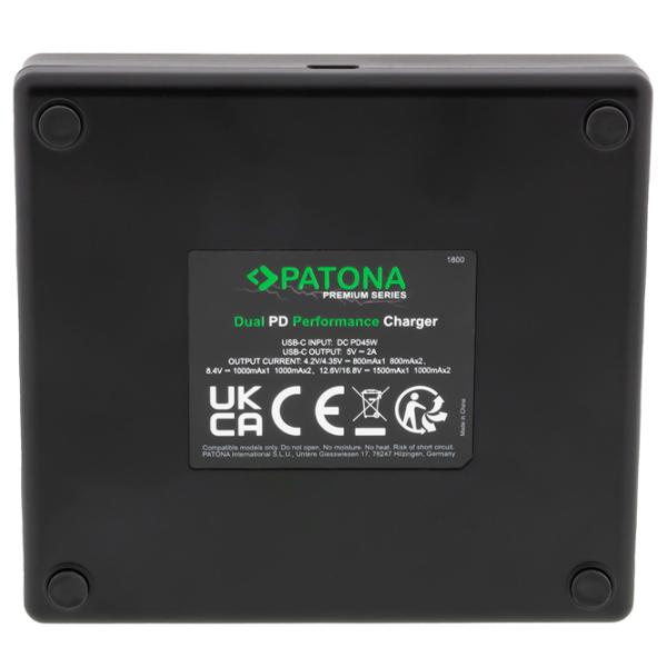 Încărcător pentru acumulator cameră foto Patona Premium Dual PD Li-Ion/ 1500 mAh photo 2
