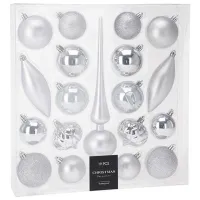 Jucării pentru brad Christmas 54208  / Silver