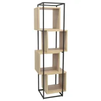 Стеллаж Deco Cubus 160 x 50 x 36см cm / ЛДСП / Black