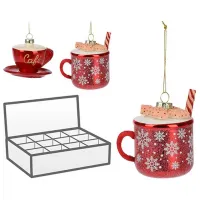 Jucării pentru brad Christmas 49136 7 cm / Gold