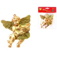 Jucării pentru brad Christmas 15240  11 cm / Gold