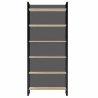 Стеллаж Deco Urban 90 210 x 90 x 34см cm / ЛДСП / Black photo 2
