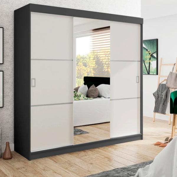 Шкаф Prime Furniture Bill 3 200 x 59см x 205 / ЛДСП / Белый photo 2