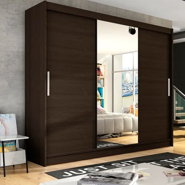 Шкаф Space Meble Aston VI 250 x 58см x 215 / ЛДСП / Шоколад photo 3