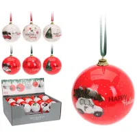 Игрушки для ёлки Christmas 36806 8 см / Красный