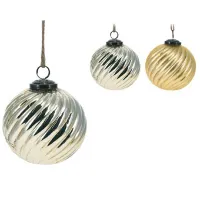 Игрушки для ёлки Christmas 51124 10 см / Желтый