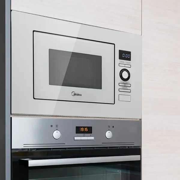 Cuptor cu microunde Midea AG820BJU-WH Încorporabil / 800 W / White photo 3