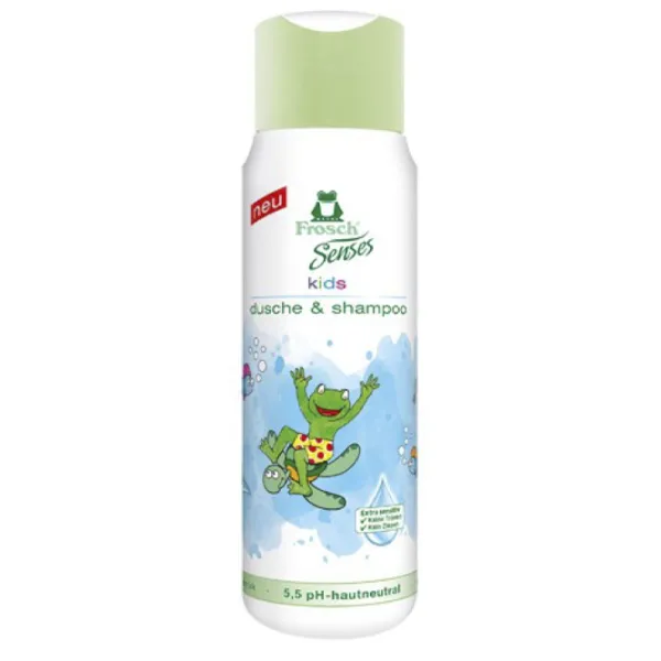 Șampon și gel Frosch Kids  300 ml / 3+ photo 1 Șampon și gel Frosch Kids  300 ml / 3+ photo 1