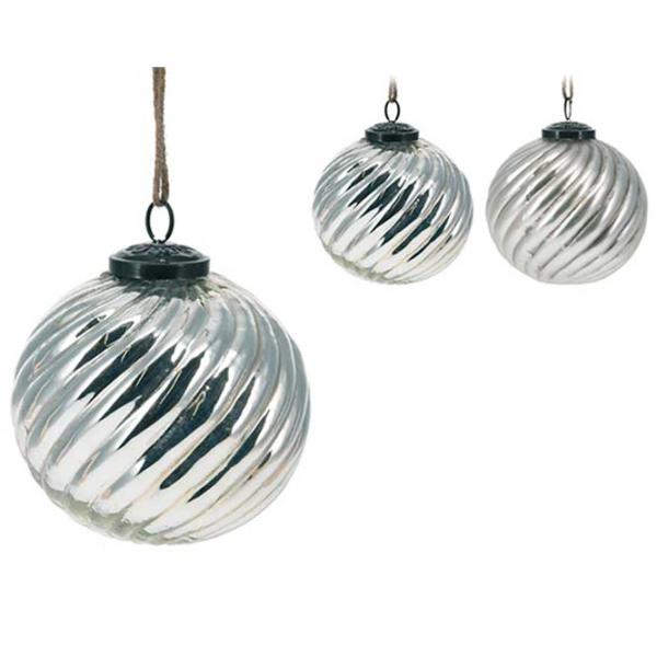 Jucării pentru brad Christmas 51125 10 cm / Silver photo 1