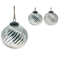 Jucării pentru brad Christmas 51125 10 cm / Silver