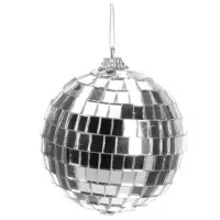 Игрушки для ёлки Christmas 32939 8 см / Серебряный