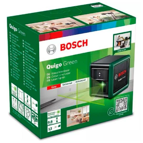 Nivelă lazer Bosch QUIGO GREEN GEN2 Linear / Acumulator photo 6