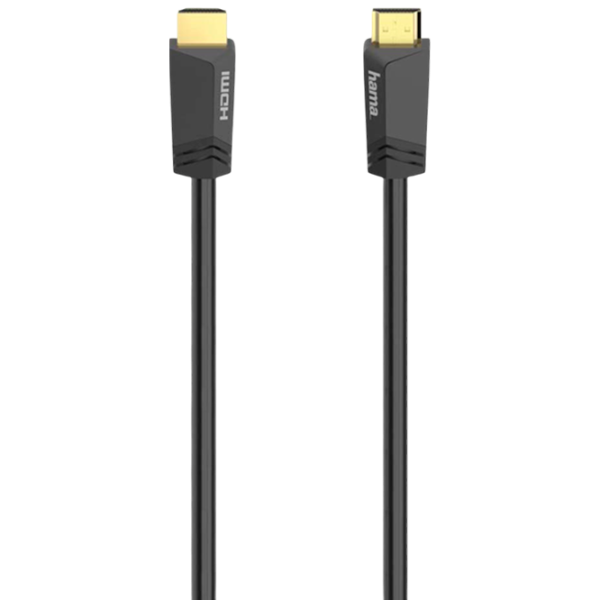 Кабель видео Hama HDMI + HDMI 2 м / Черный photo 1 Кабель видео Hama HDMI + HDMI 2 м / Черный photo 1