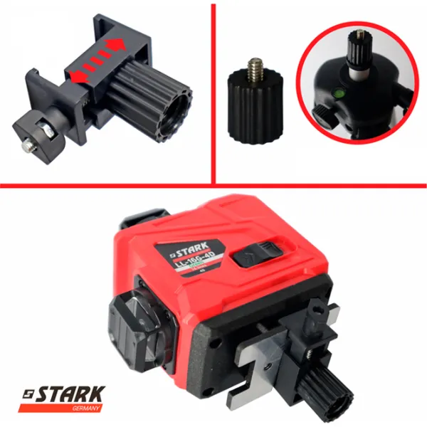 Nivelă lazer Stark LL-16G-4D Linear / Acumulator photo 4