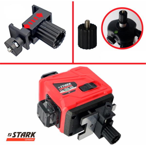 Nivelă lazer Stark LL-16G-4D Linear / Acumulator photo 4