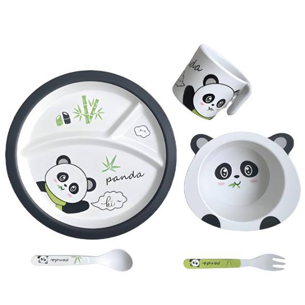 Set 4Play Panda  Unisex / 12+ luni / White photo 1