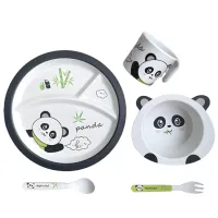 Set 4Play Panda  Unisex / 12+ luni / White