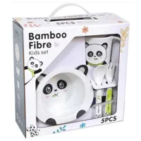 Set 4Play Panda Unisex / 12+ luni / White photo 2