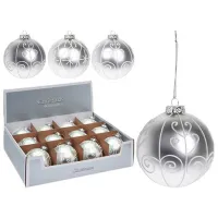 Игрушки для ёлки Christmas 36818 10 см / Прозрачный