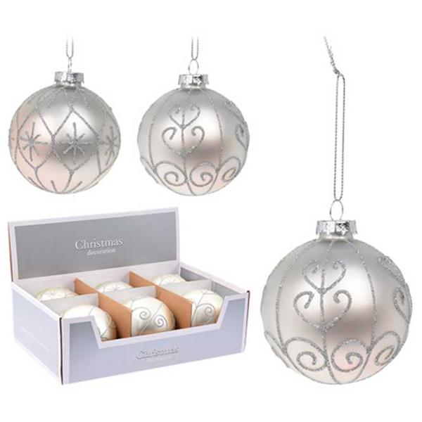 Игрушки для ёлки Christmas 48973 12 см / Серебряный photo 1