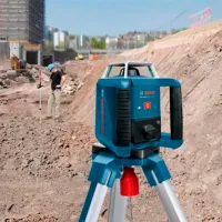 Nivelă lazer Bosch GRL 400H Rotativ / Acumulator photo 2