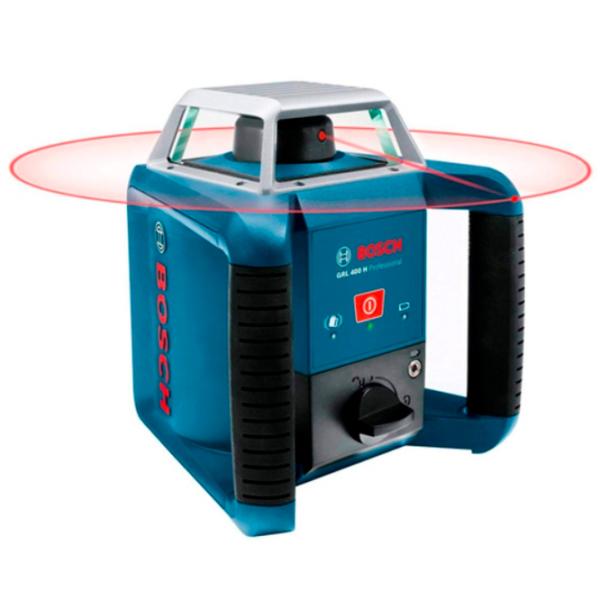 Nivelă lazer Bosch GRL 400H Rotativ / Acumulator photo 3