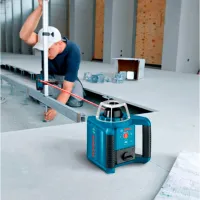 Nivelă lazer Bosch GRL 400H Rotativ / Acumulator photo 4