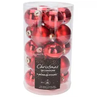 Jucării pentru brad Christmas 36843 6 cm / Red