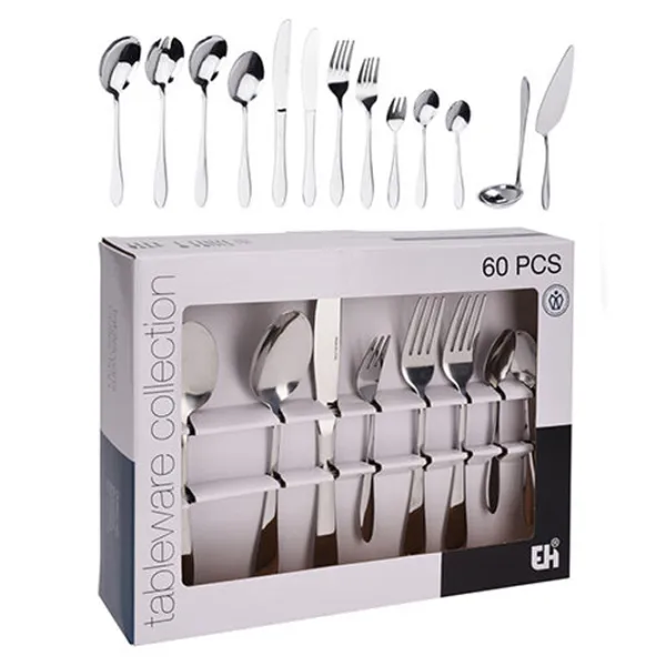 Set tacâmuri EH 47736  Inox / 60 photo 1 Set tacâmuri EH 47736  Inox / 60 photo 1