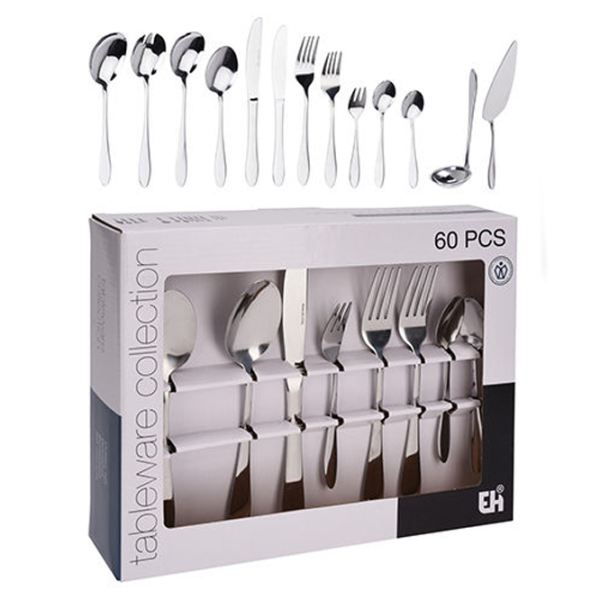 Set tacâmuri EH 47736  Inox / 60 photo 1 Set tacâmuri EH 47736  Inox / 60 photo 1