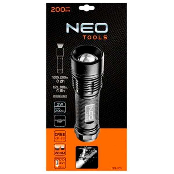 Фонарик NEO Tools 99-101 Черный photo 4