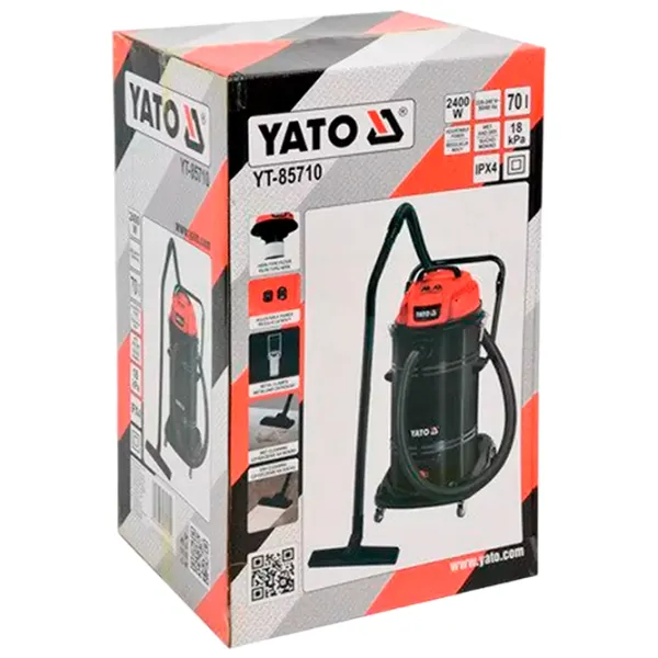 Aspirator industrial Yato YT85710 2400 W / Black photo 5