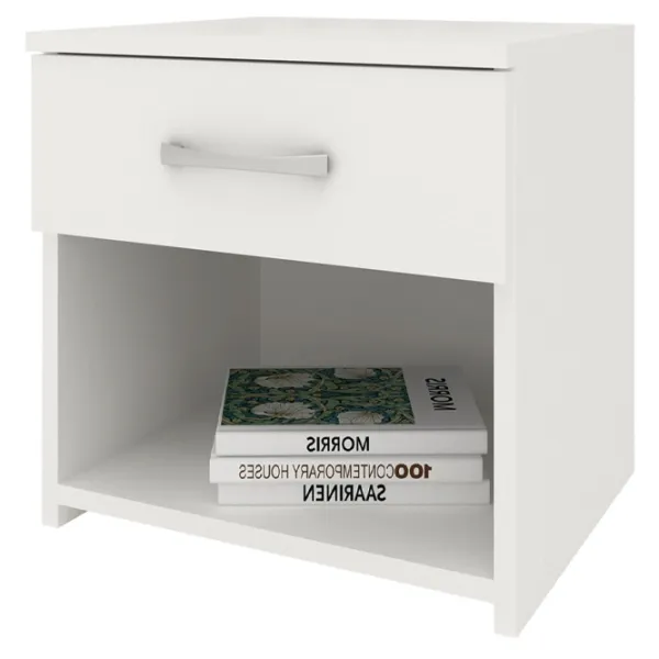Noptiere Haaus Remi 1S  40 x 40 x 35 / PAL / White photo 1
