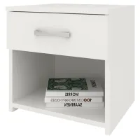 Тумбочки Haaus Remi 1S  40 x 40 x 35см / ЛДСП / White