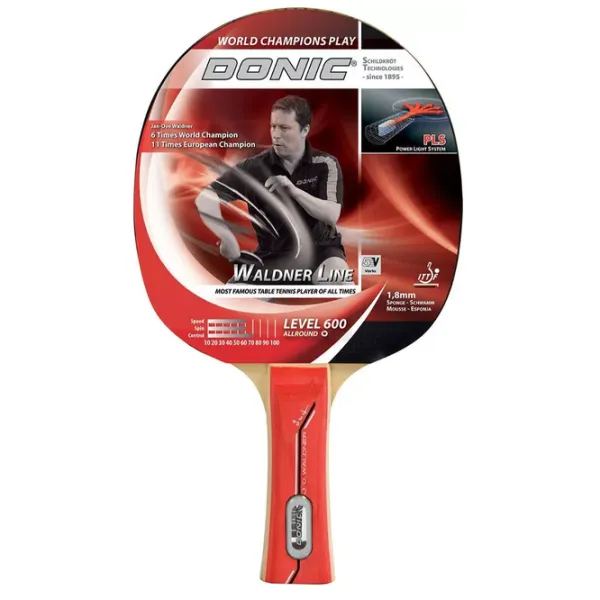 Paletă Donic-Schildkrot Waldner 600 Pentru tenis de masă / Drept / Cauciuc photo 3 Paletă Donic-Schildkrot Waldner 600 Pentru tenis de masă / Drept / Cauciuc photo 3