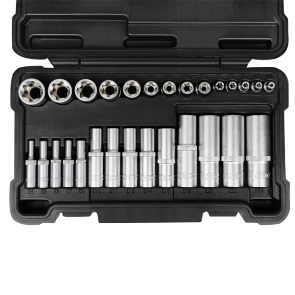 Наборы головок JBM 54141  Количество в наборе - 28  photo 4