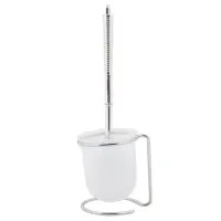 Perie WC Axentia 280045  Metal / De podea