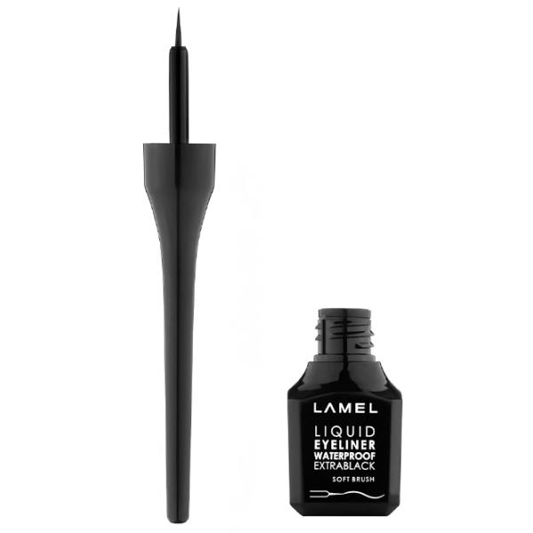 Подводка для глаз Lamel PROFESSIONAL EYELINER LIQUID WITH SOFT BRUSH 3.5 мл / Черный photo 1 Подводка для глаз Lamel PROFESSIONAL EYELINER LIQUID WITH SOFT BRUSH 3.5 мл / Черный photo 1