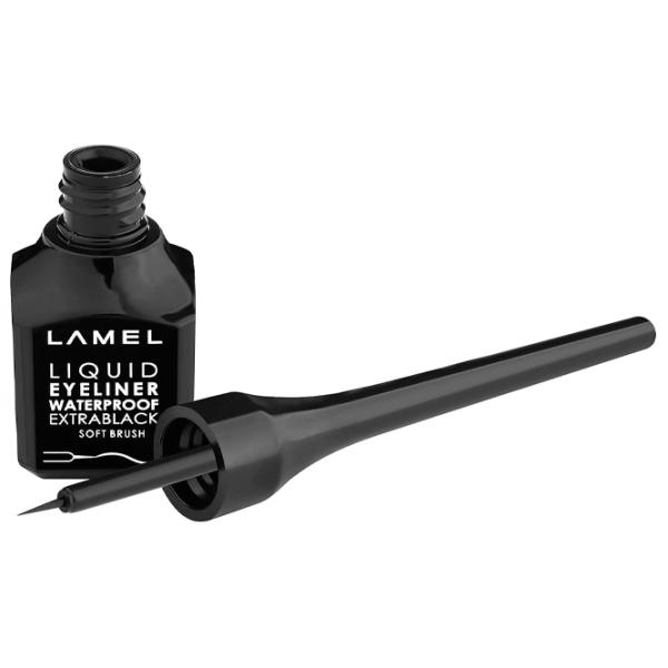 Подводка для глаз Lamel PROFESSIONAL EYELINER LIQUID WITH SOFT BRUSH 3.5 мл / Черный photo 2 Подводка для глаз Lamel PROFESSIONAL EYELINER LIQUID WITH SOFT BRUSH 3.5 мл / Черный photo 2