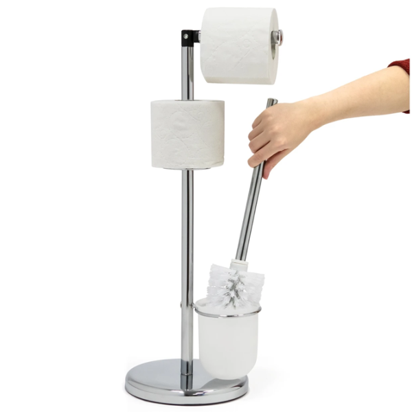 Perie WC Tatkraft 13599  Metal / De podea photo 3