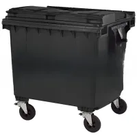 Мусорный бак Uniplast 37211N 1100 л / Пластик