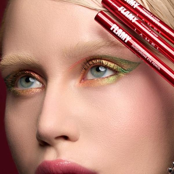 Карандаш для глаз Lamel FLAMY TWINKLE LINER  / Розовый photo 3 Карандаш для глаз Lamel FLAMY TWINKLE LINER  / Розовый photo 3