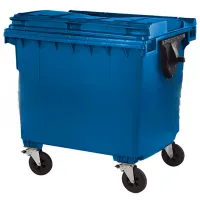 Tomberon de gunoi Uniplast 37211A 1100 l / Plastic