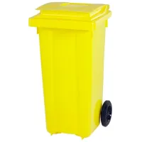 Мусорный бак Uniplast 37212G 240 л / Пластик