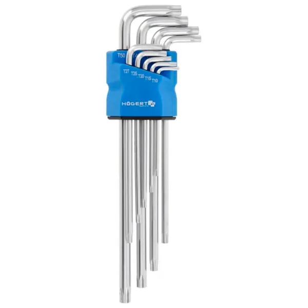 Set chei Torx Hoegert HT1W831 Cantitatea în set: 9 buc. photo 1 Set chei Torx Hoegert HT1W831 Cantitatea în set: 9 buc. photo 1