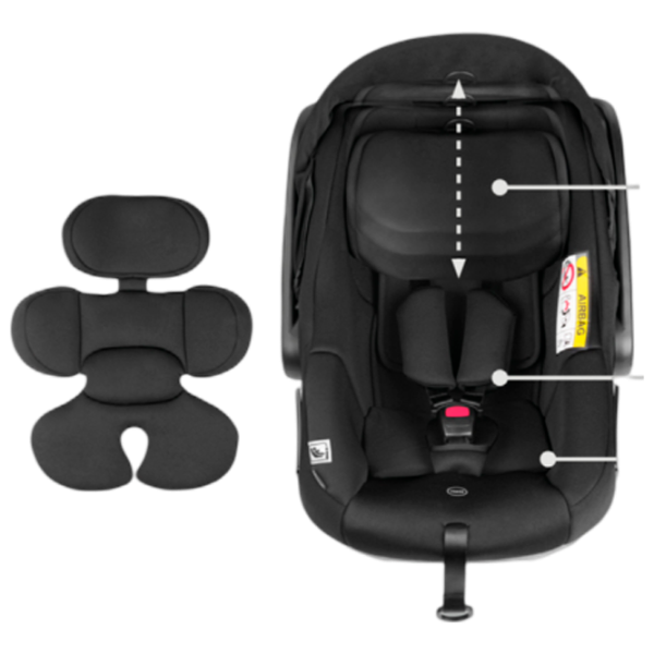 Детское автокресло Hauck Drive N Care Set  0 месяцев - 3 года / 18 кг / Черный photo 4